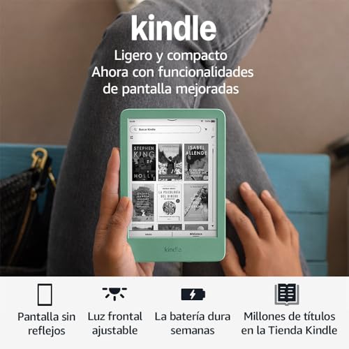 amazon kindle ligero y compacto pantalla sin reflejos
