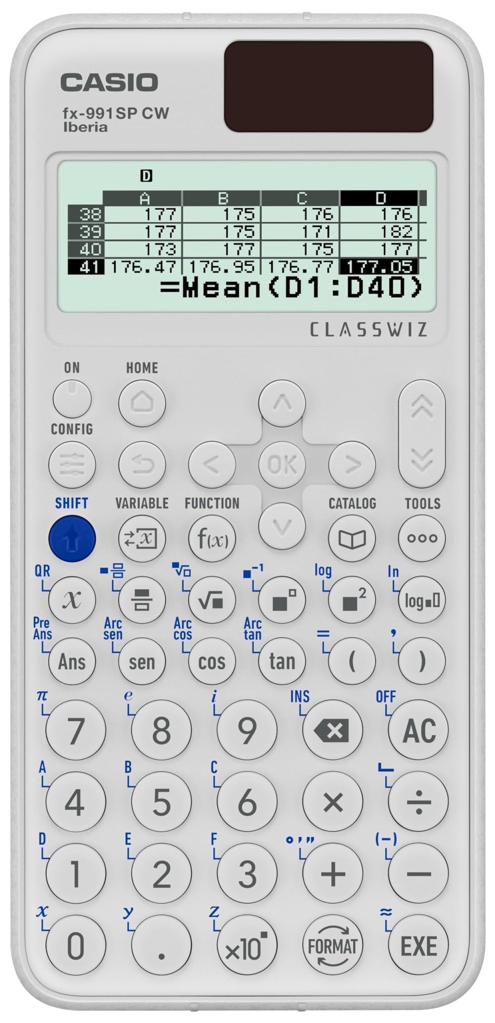 Casio FX - 991SP CW - Calculadora Científica, Recomendada para el Curriculum Español y Portugués, 5 Idiomas, más de 560 Funciones, Solar, Color Blanco – para oposiciones – Material de estudio – OpoMarket