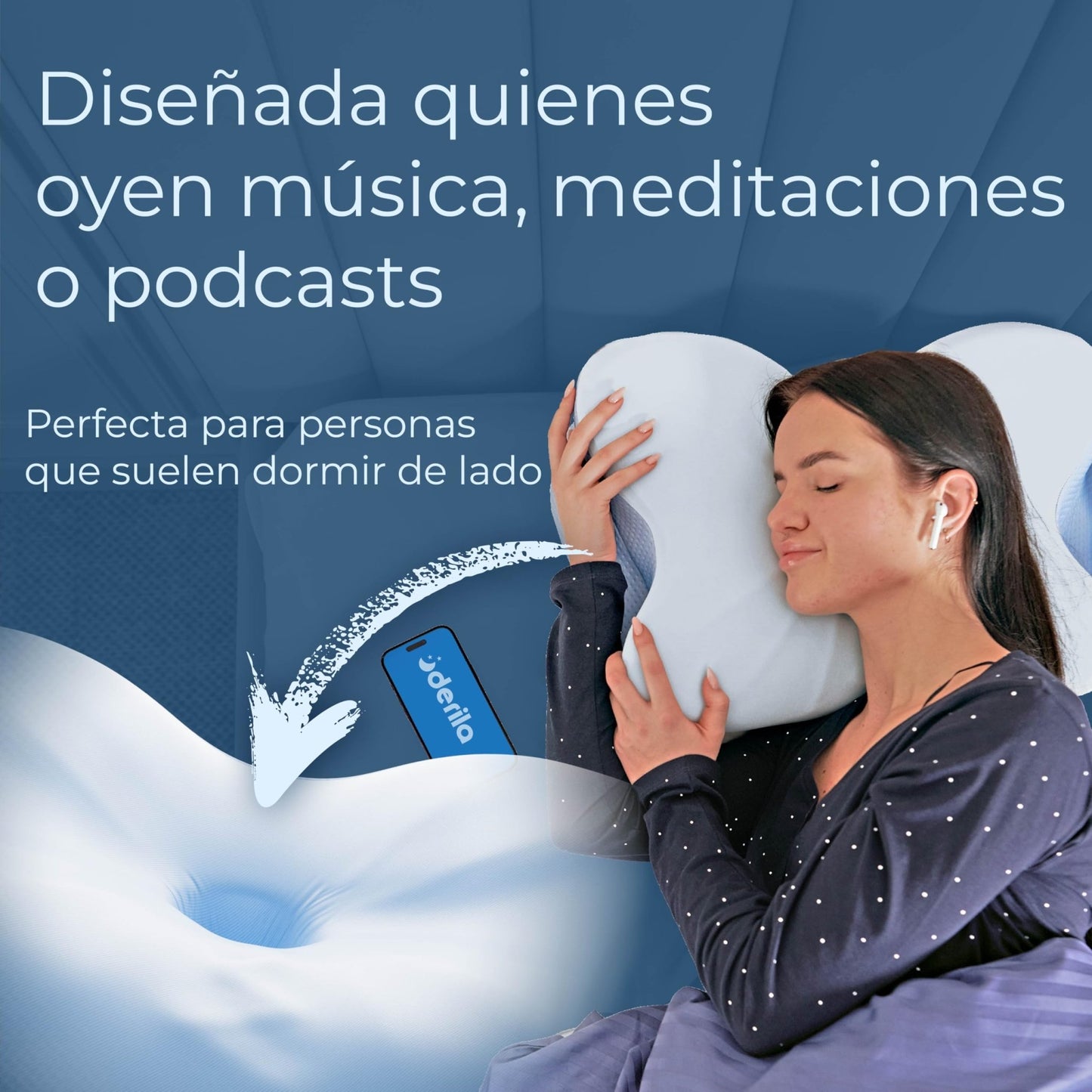 Derila Ergo Almohada Cervicales y Cuello Viscoelástica, Diseño Mariposa, Mejor Calidad de Sueño y Tecnología de Enfriamiento, Dormir de Lado, Espalda y Estómago – para oposiciones – Material de estudio – OpoMarket
