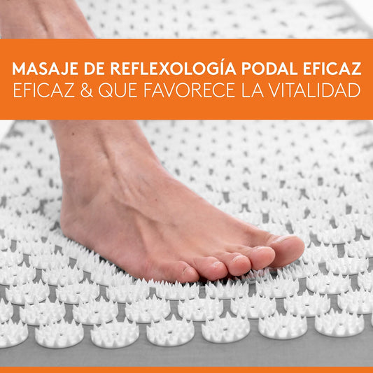 Esterilla de acupresión Wellax con almohada - alivia específicamente la tensión y promueve la circulación - la esterilla de masaje en el juego incl. almohada de acupresión y bolsa de transporte – para oposiciones – Material de estudio – OpoMarket