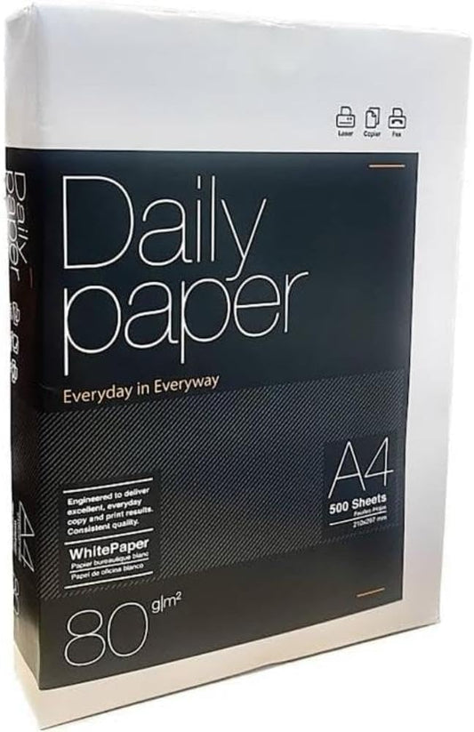 Folios A4 80gr, 500 Hojas, Papel Blanco Premium para Impresora Multifunción, Din A4, Uso de Oficina, Material Escolar, Papel de Impresión Multiusos – para oposiciones – Material de estudio – OpoMarket