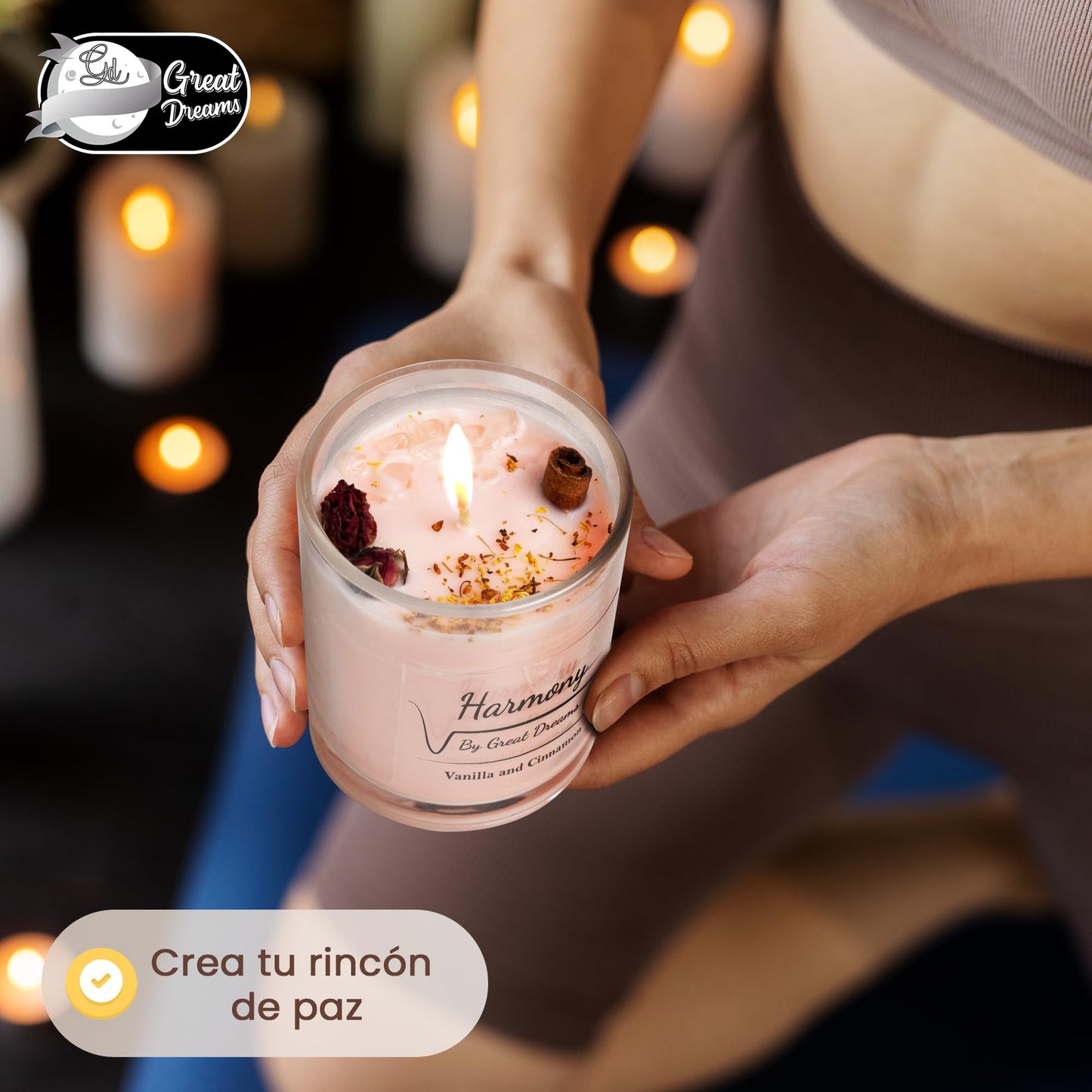 GreatDreams® Set 2 Velas Aromáticas Curativas con Piedras Naturales - Velas Decorativas Sin Parafinas y Hechas a Mano - Juego De Regalo De Vela Perfumada Para Mujer - Regalos Originales para Mujer. – para oposiciones – Material de estudio – OpoMarket