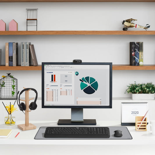 Logitech C270 Webcam HD, 720p/30fps, Video - Llamadas HD Amplio Campo Visual, Corrección de Iluminación, Micrófono Reductor de Ruido, FaceTime, Hangouts, WebEx, PC/Mac/Portátil/Tablet/Chromebook - Grafito – para oposiciones – Material de estudio – OpoMarket