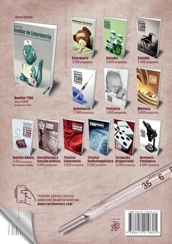 test auxiliar de enfermería preguntas tcae libro