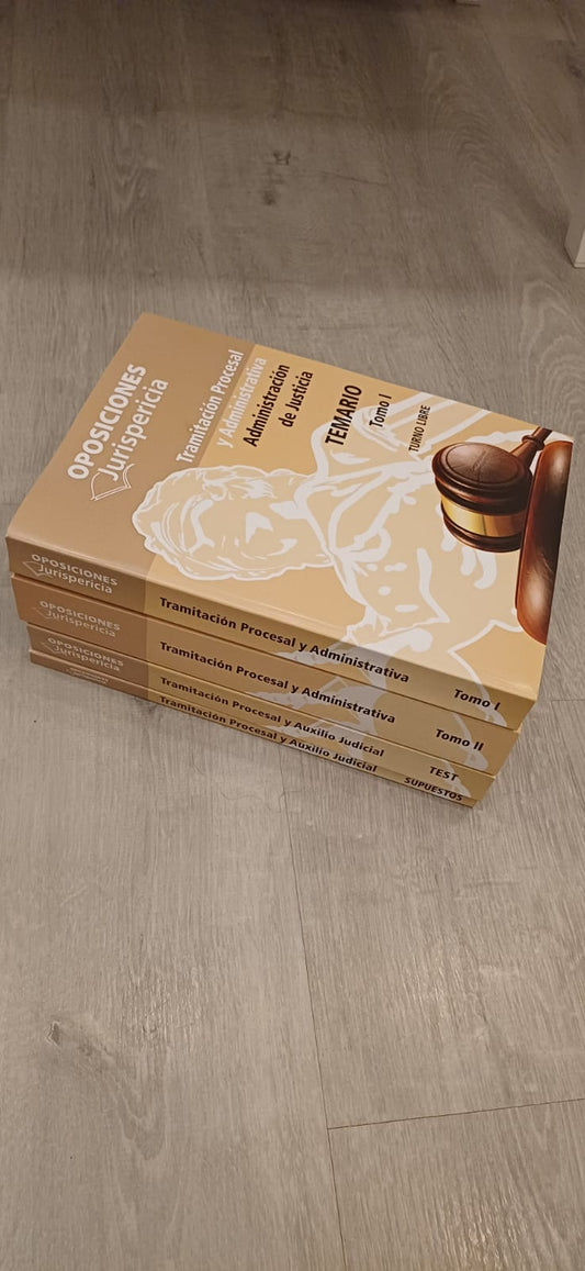 pack libros oposiciones auxilio judicial
