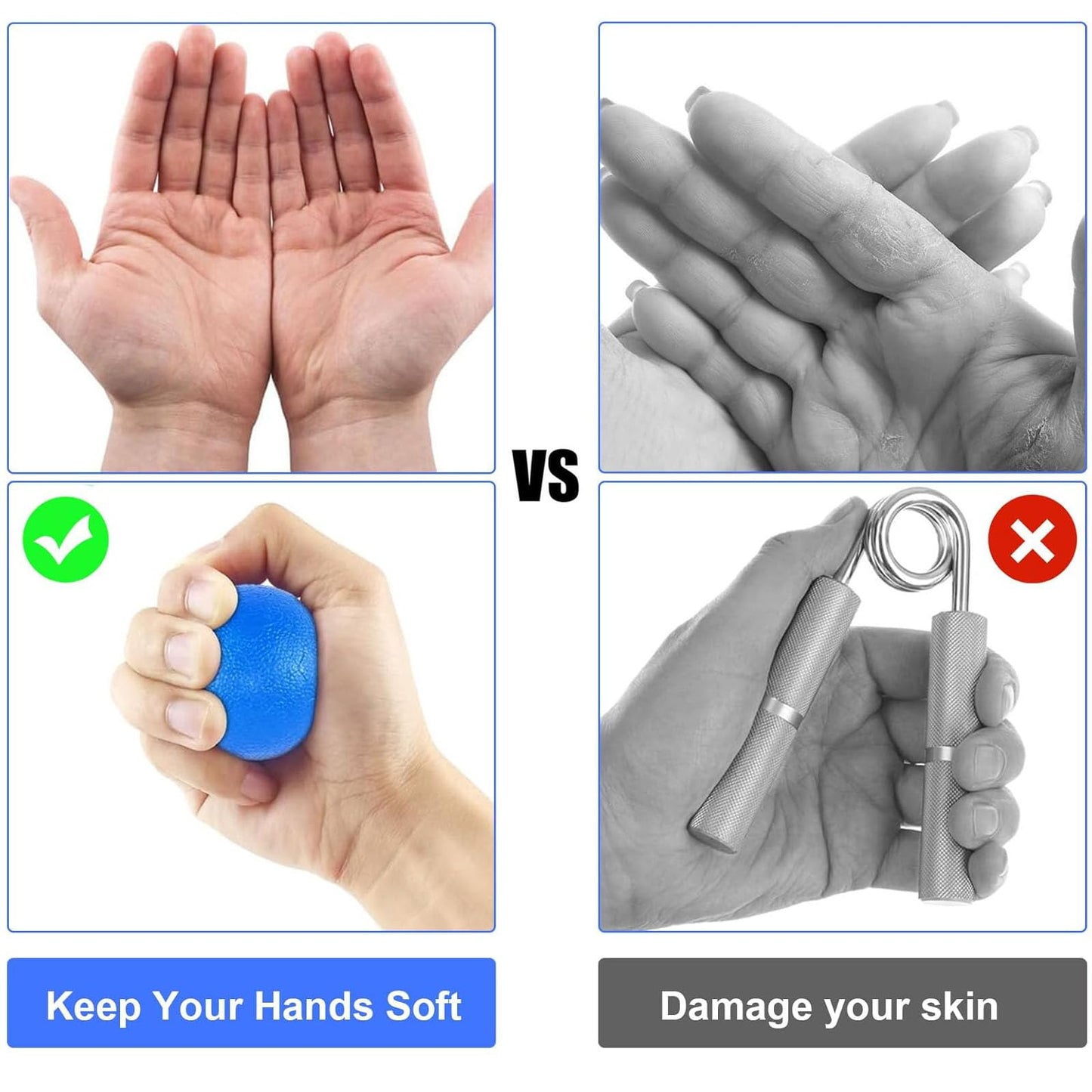 Set de 5 Pelota Antiestres Bola para Rehabilitación Fortalecedores de Mano, Pelota Rehabilitacion Mano con Diferentes Grados de Dureza, para Aliviar El Estrés para Ejercicios De Manos Antiestres – para oposiciones – Material de estudio – OpoMarket