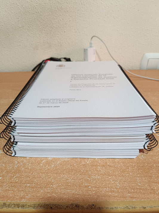 Temario de examen oral de LAJ – Libro de segunda mano para oposiciones – Material de estudio – OpoMarket