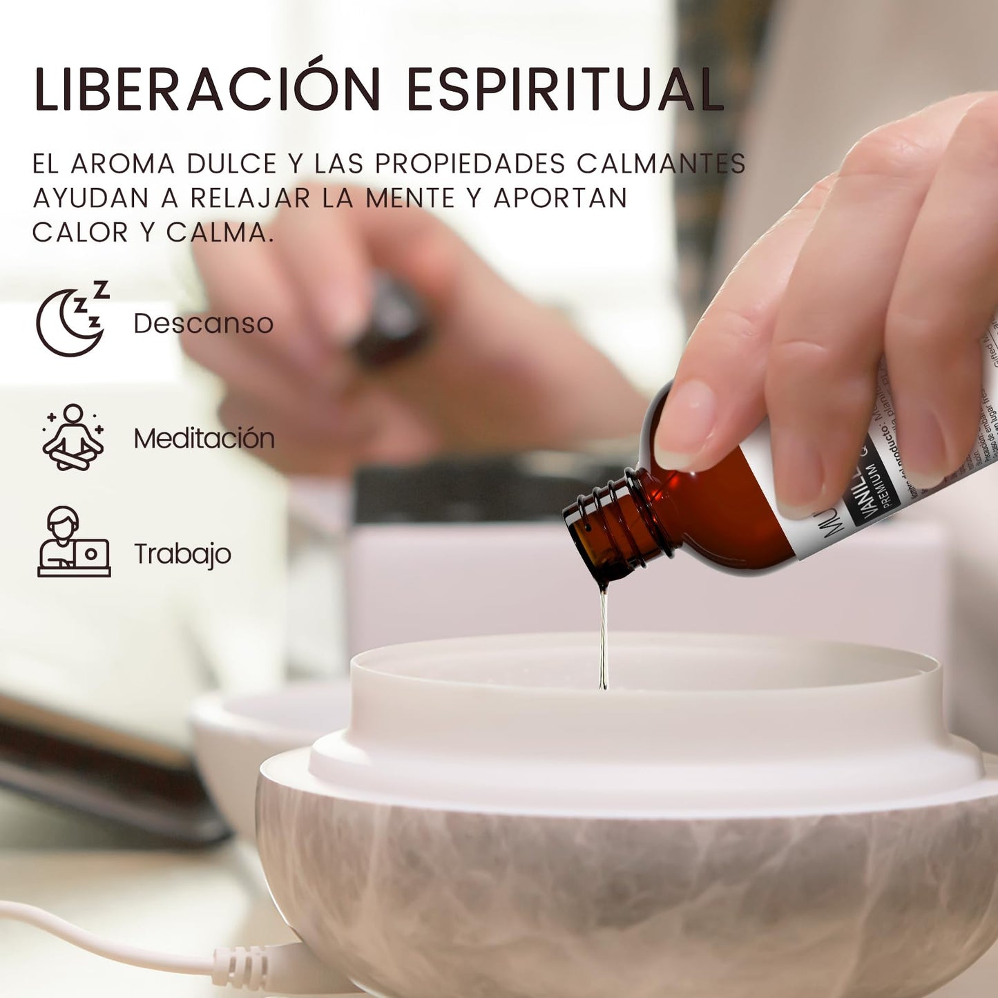 Aceite esencial de vainilla MUNUSNA 100 ml botella