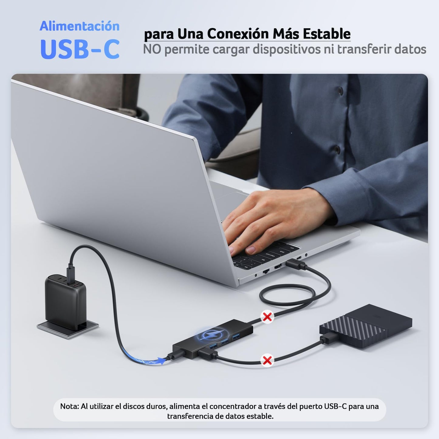 acer HUB USB 3.0, Ultradelgado Multipuerto Adaptador USB 3.0 de 4 puertos para PC, Portátil, Teclado, Mouse, Disco Duro, MacBook Pro/Air, 60 cm – para oposiciones – Material de estudio – OpoMarket