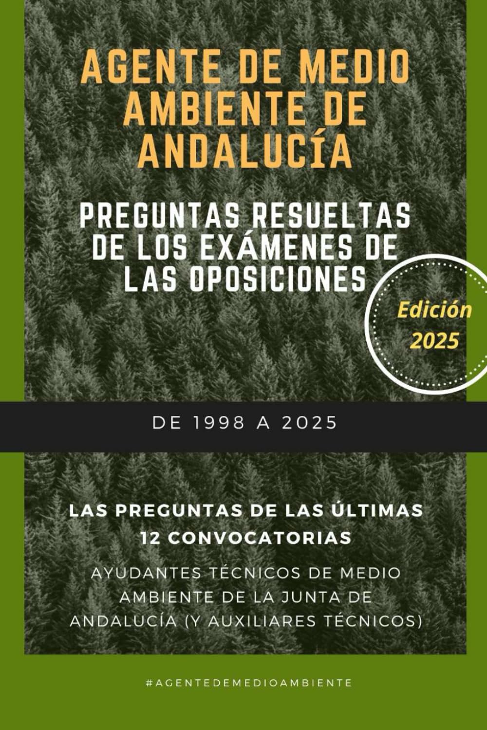 Temario Agente Medio Ambiente Andalucía – preguntas resueltas de examen - portada