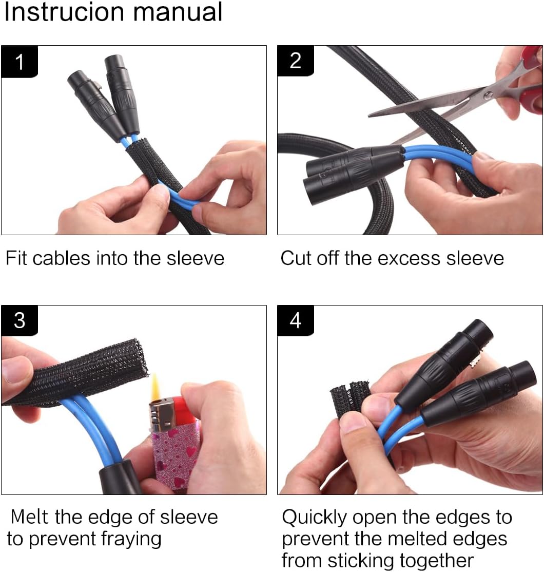 Manguitos para cables protección contra roces y desgaste
