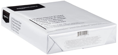 Amazon Basics Papel multiusos para impresora A4 80gsm, 2500 Unidad, 5 Paquetes de 500, Blanco – para oposiciones – Material de estudio – OpoMarket