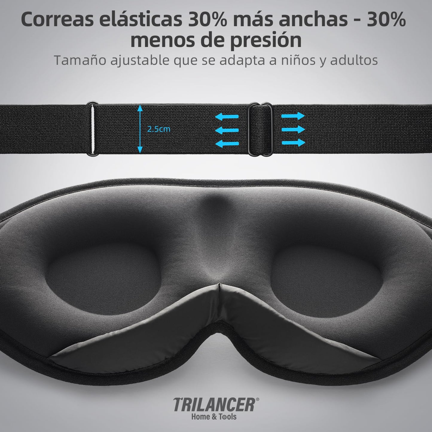 Antifaz para Dormir Innovador para Hombres y Mujeres, Máscara con Diseño que Bloquea la luz y la Claridad 99.99%, para Dormir, Tomar una Siesta, Meditar, Descansar bien y Viajar（Negro） – para oposiciones – Material de estudio – OpoMarket