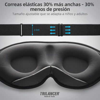 Antifaz para Dormir Innovador para Hombres y Mujeres, Máscara con Diseño que Bloquea la luz y la Claridad 99.99%, para Dormir, Tomar una Siesta, Meditar, Descansar bien y Viajar（Negro） – para oposiciones – Material de estudio – OpoMarket