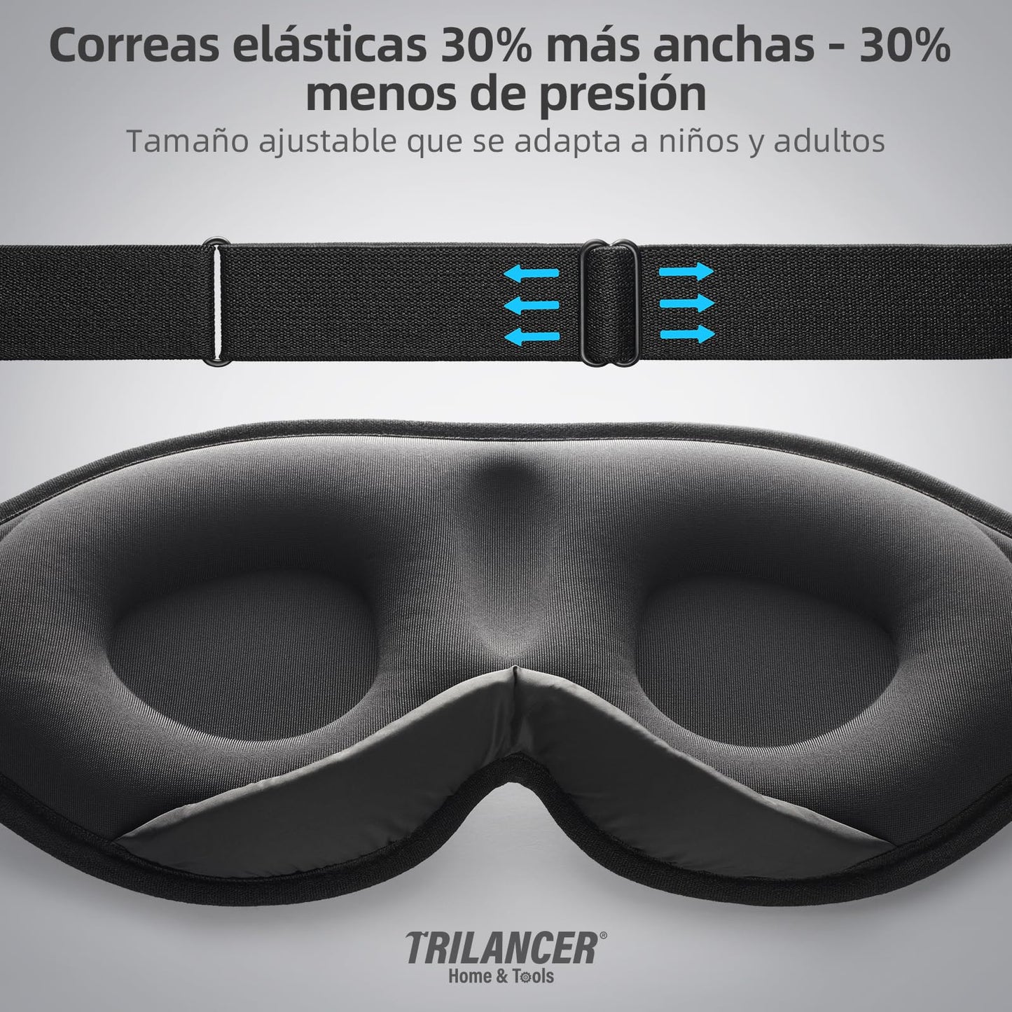 Antifaz para Dormir Innovador para Hombres y Mujeres, Máscara con Diseño que Bloquea la luz y la Claridad al 99.99%, para Dormir, Tomar una Siesta, Meditar, Descansar bien y Viajar – para oposiciones – Material de estudio – OpoMarket