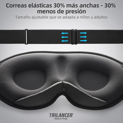 Antifaz para Dormir Innovador para Hombres y Mujeres, Máscara con Diseño que Bloquea la luz y la Claridad al 99.99%, para Dormir, Tomar una Siesta, Meditar, Descansar bien y Viajar – para oposiciones – Material de estudio – OpoMarket