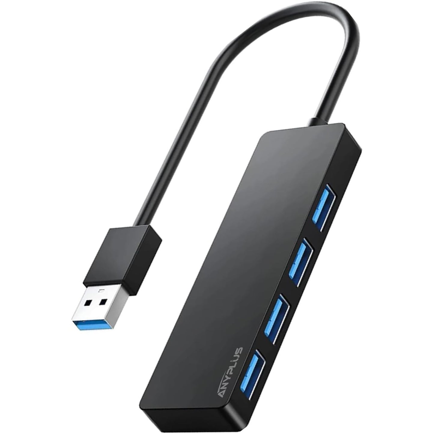 ANYPLUS Multicargador USB 3.0 con 4 Puertos, Adaptador Portátil para PC, Computadoras Portátiles, PS5, Macbook, iMac, Surface Pro, Mac Pro, Memoria Flash, XPS – para oposiciones – Material de estudio – OpoMarket