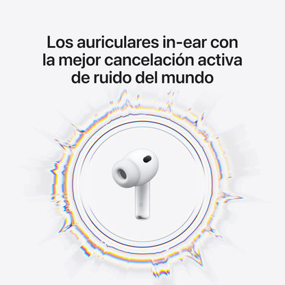 Apple AirPods Pro 3 Auriculares inalámbricos con cancelación Activa de Ruido, medición de frecuencia Cardiaca, Auriculares Bluetooth, Audio Espacial, Sonido de Alta fidelidad y Carga por USB - C – Electrónica para oposiciones – Material de estudio – OpoMarket