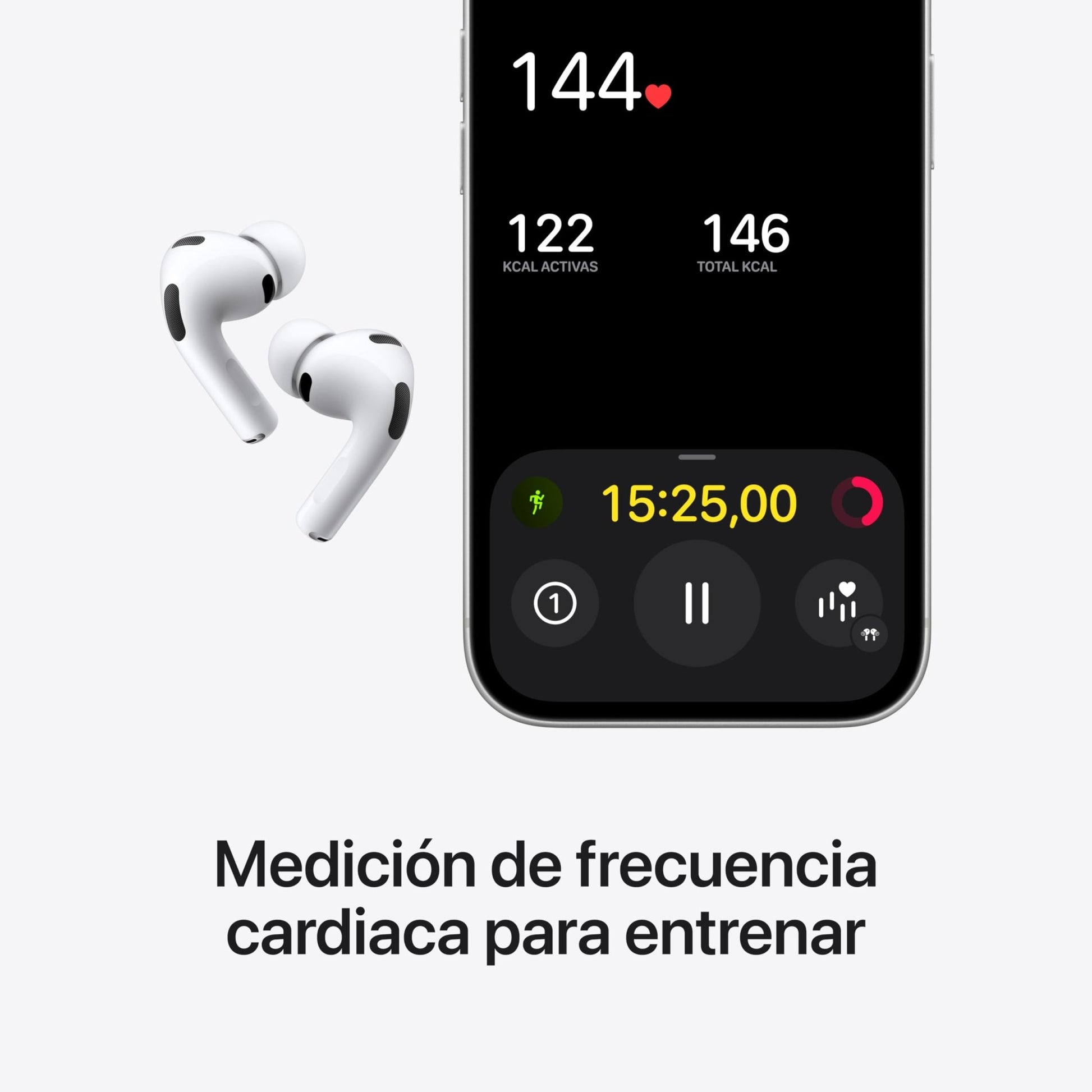 Apple AirPods Pro 3 Auriculares inalámbricos con cancelación Activa de Ruido, medición de frecuencia Cardiaca, Auriculares Bluetooth, Audio Espacial, Sonido de Alta fidelidad y Carga por USB - C – Electrónica para oposiciones – Material de estudio – OpoMarket