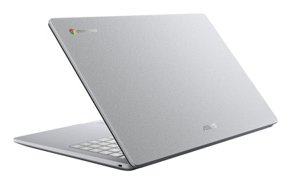 ASUS Chromebook CX1505CTA - Ordenador Portátil 15.6" Full HD (Intel N50, 4GB RAM, 128GB eMMC, ChromeOS) QWERTY Funda y ratón incluidos +3 Meses de Google AI Pro con Gemini Pro y 2TB de Almacenamiento – Ordenador personal para oposiciones – Material de estudio – OpoMarket