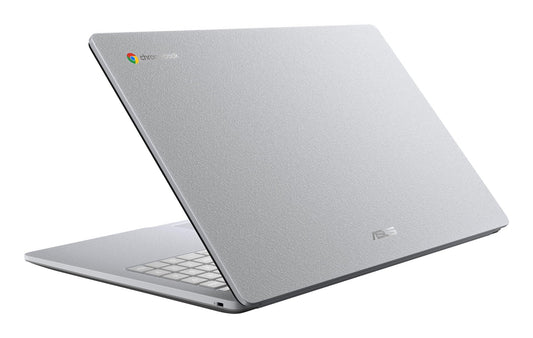 ASUS Chromebook CX1505CTA - Ordenador Portátil 15.6" Full HD (Intel N50, 4GB RAM, 128GB eMMC, ChromeOS) QWERTY Funda y ratón incluidos +3 Meses de Google AI Pro con Gemini Pro y 2TB de Almacenamiento – Ordenador personal para oposiciones – Material de estudio – OpoMarket