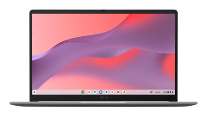 ASUS Chromebook CX1505CTA - Ordenador Portátil 15.6" Full HD (Intel N50, 4GB RAM, 128GB eMMC, ChromeOS) QWERTY Funda y ratón incluidos +3 Meses de Google AI Pro con Gemini Pro y 2TB de Almacenamiento – Ordenador personal para oposiciones – Material de estudio – OpoMarket