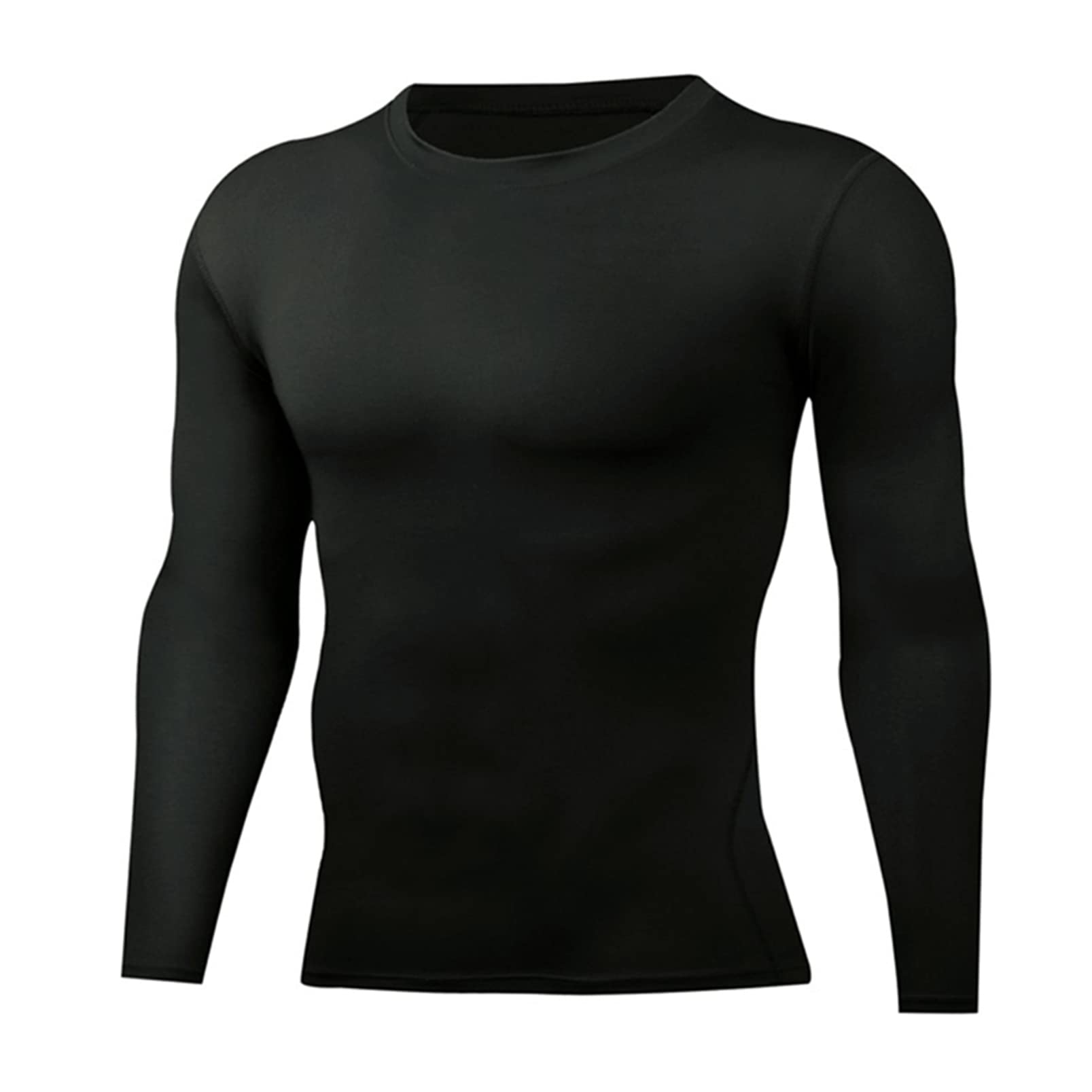 ATRACTIVOLL Camiseta Deportiva de Manga Larga para Hombre de Compresión, Fitness de Manga Larga Secado Rápido Hombre Camiseta Termica de Entrenamiento Base Layers – Ropa para oposiciones – Material de estudio – OpoMarket