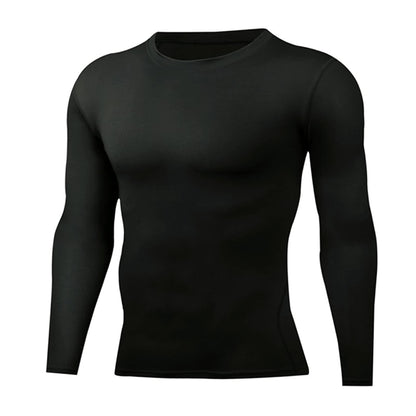 ATRACTIVOLL Camiseta Deportiva de Manga Larga para Hombre de Compresión, Fitness de Manga Larga Secado Rápido Hombre Camiseta Termica de Entrenamiento Base Layers – Ropa para oposiciones – Material de estudio – OpoMarket