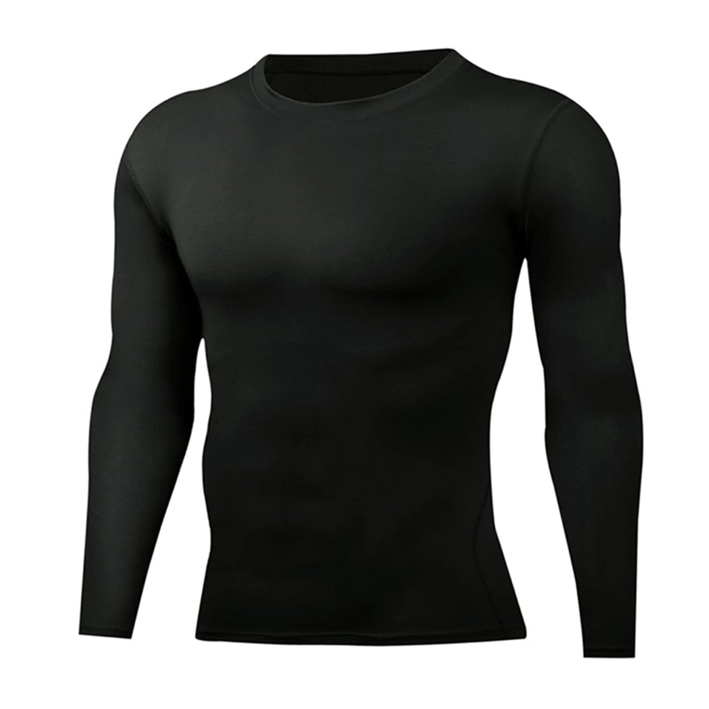ATRACTIVOLL Camiseta Deportiva de Manga Larga para Hombre de Compresión, Fitness de Manga Larga Secado Rápido Hombre Camiseta Termica de Entrenamiento Base Layers – Ropa para oposiciones – Material de estudio – OpoMarket