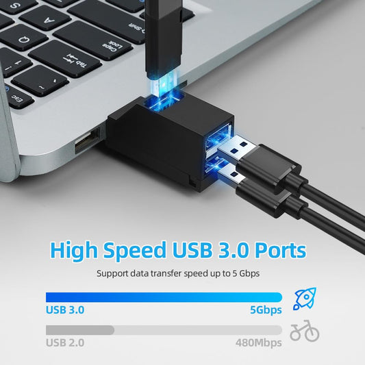 Hub USB AXFEE mini con 3 puertos