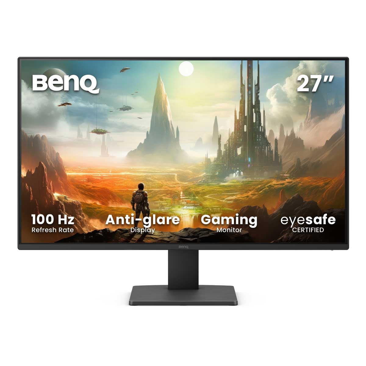 BenQ GW2791E Gaming Monitor de 27 Pulgadas, 100Hz, IPS, FHD 1080p, Eye - Care, HDMI, DisplayPort, Bisel ultradelgado, Certificado TUV, sin Parpadeo, Low Blue Light Plus, Eye - CareU (2025 New) – Ordenador personal para oposiciones – Material de estudio – OpoMarket