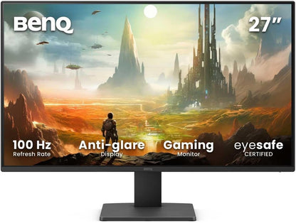 BenQ GW2791E Gaming Monitor de 27 Pulgadas, 100Hz, IPS, FHD 1080p, Eye - Care, HDMI, DisplayPort, Bisel ultradelgado, Certificado TUV, sin Parpadeo, Low Blue Light Plus, Eye - CareU (2025 New) – Ordenador personal para oposiciones – Material de estudio – OpoMarket