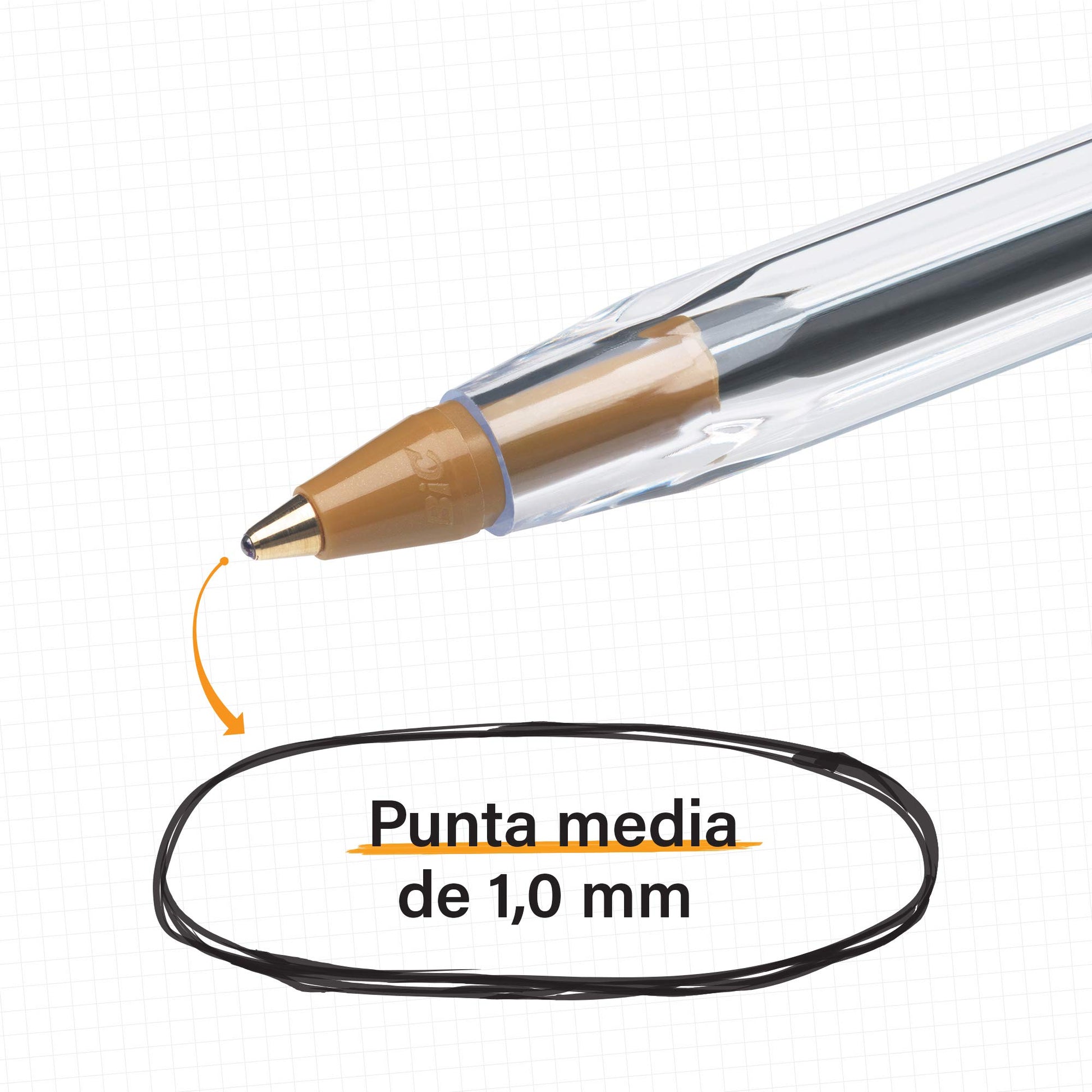 boligrafos bic cristal punta media 1.0 mm