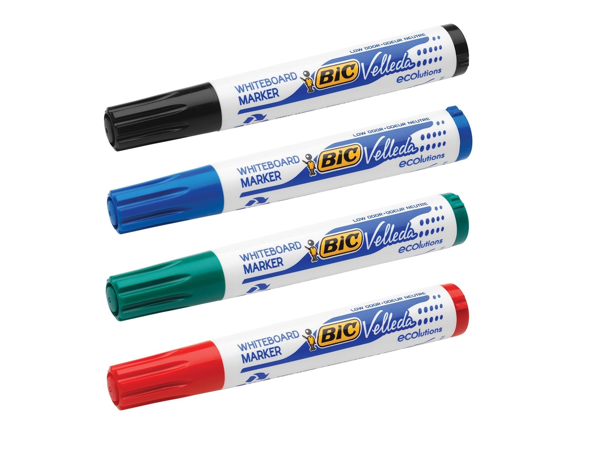 BIC Velleda Ecolutions 1701 Rotuladores de Pizarra, Óptimo para Uso de Oficina y la Escuela, Azul, Paquete de 12 Unidades – para oposiciones – Material de estudio – OpoMarket