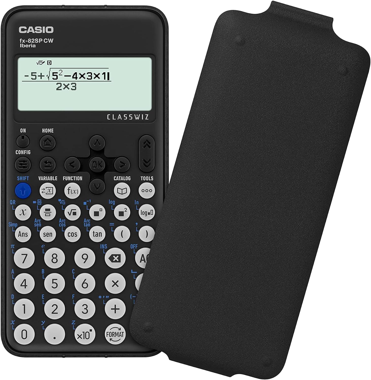 Casio FX - 82SP CW - Calculadora Científica, Recomendada para el Curriculum Español y Portugués, 5 Idiomas, más de 300 Funciones, Color Gris Oscuro – para oposiciones – Material de estudio – OpoMarket