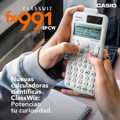 Casio FX - 991SP CW - Calculadora Científica, Recomendada para el Curriculum Español y Portugués, 5 Idiomas, más de 560 Funciones, Solar, Color Blanco – para oposiciones – Material de estudio – OpoMarket