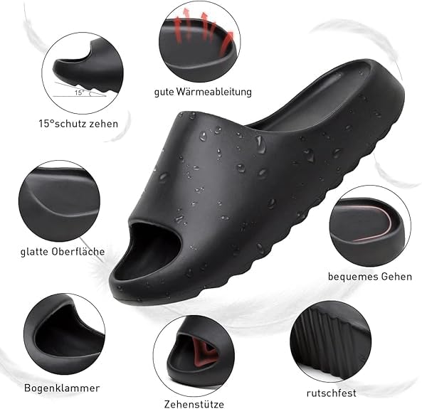 Chanclas Mujer Hombre Foam Slide Casa Baño Chancletas Slides Sandalias Verano Zapatillas Playa Zapatos Piscina Sandalia Unisex Pantuflas – Zapatos para oposiciones – Material de estudio – OpoMarket