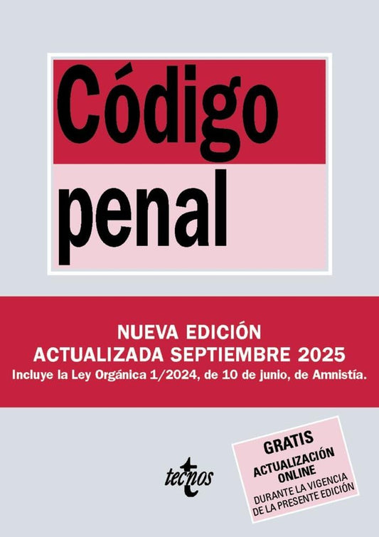 Libro Código Penal actualizado – Tecnos
