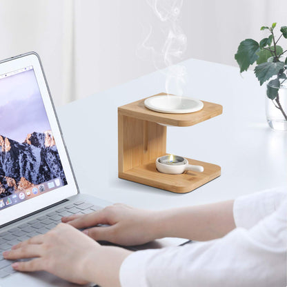 Quemador aceites esenciales ComSaf con diseño elegante