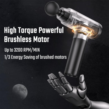 pistola de masaje muscular eléctrica profesional