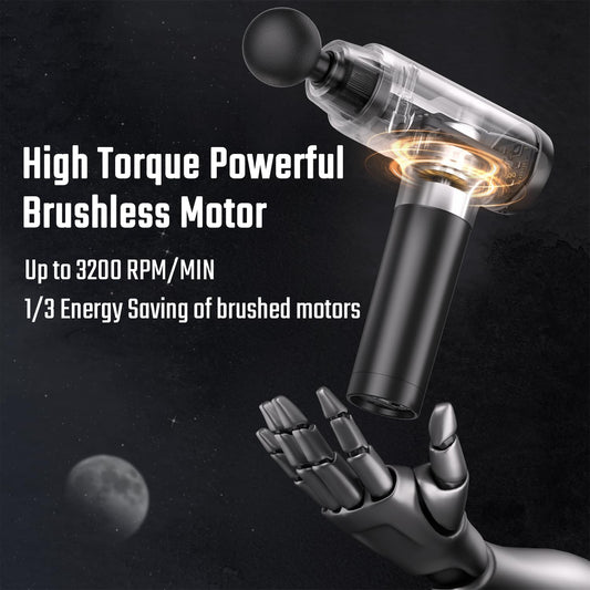 pistola de masaje muscular eléctrica profesional