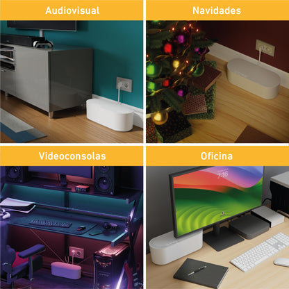 Cajas para cableado para ordenar cables en hogar y oficina