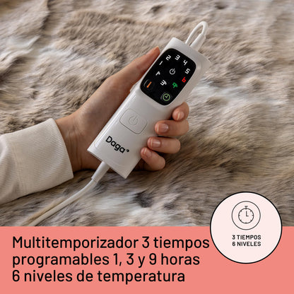 Manta térmica Daga con temporizador 1h 3h 9h