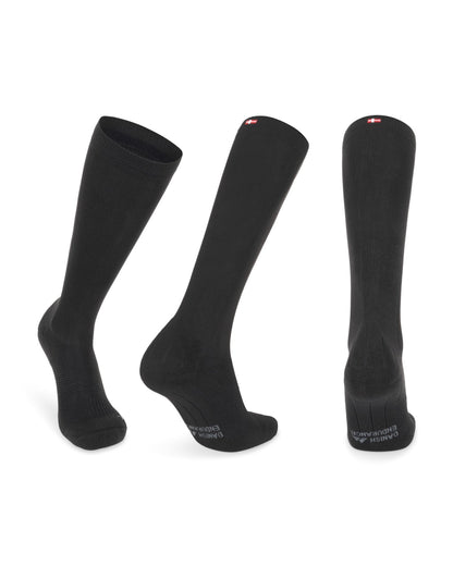 DANISH ENDURANCE Calcetines de Compresión Mujer y Hombre, 1 o 2 Pack, Negro Sólido, 39 - 42 – Ropa para oposiciones – Material de estudio – OpoMarket