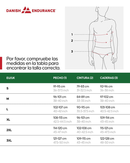 DANISH ENDURANCE Camiseta Térmica de Lana Merino para el Frío Extremo para Hombre, Negro, L – Ropa para oposiciones – Material de estudio – OpoMarket