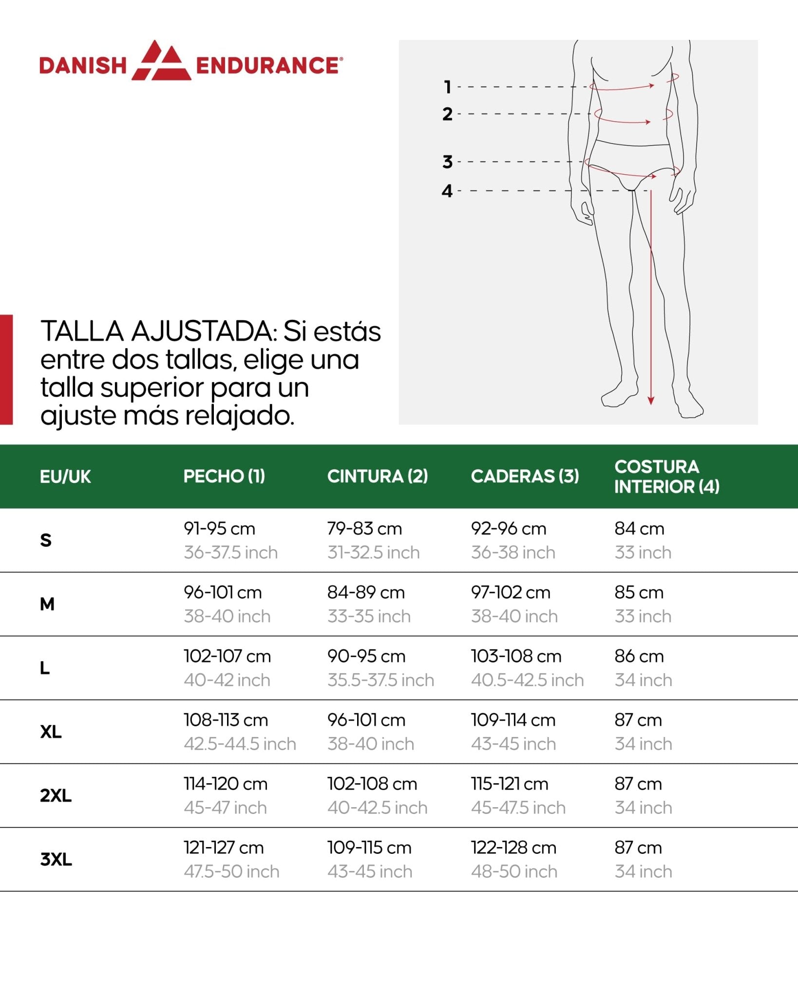 DANISH ENDURANCE Conjunto de Lana Merina para Hombre, Camiseta y Pantalon, Capa Base Premium, Negro, 3XL – Ropa para oposiciones – Material de estudio – OpoMarket