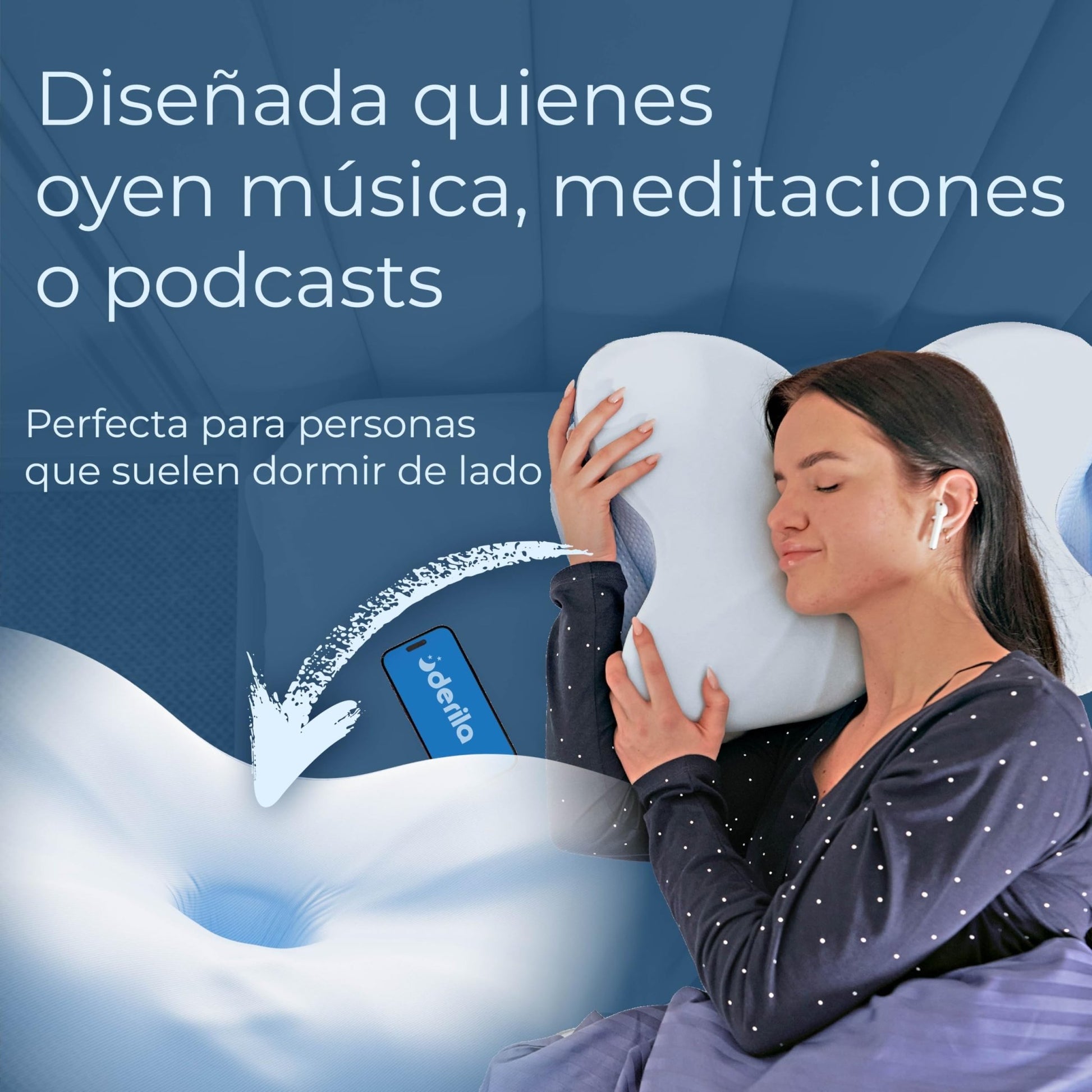 Derila Ergo Almohada Cervicales y Cuello Viscoelástica, Diseño Mariposa, Mejor Calidad de Sueño y Tecnología de Enfriamiento, Dormir de Lado, Espalda y Estómago – para oposiciones – Material de estudio – OpoMarket