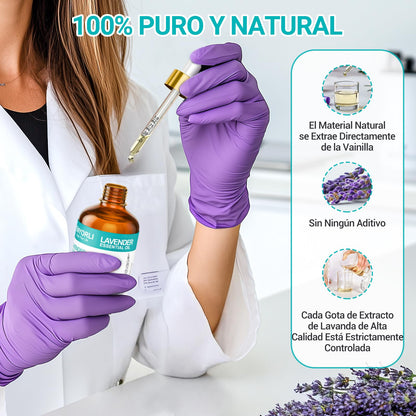 Aceite esencial de lavanda para velas aromáticas
