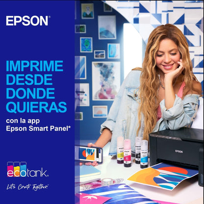 Epson Impresora multifunción EcoTank ET - 2862 A4 con depósito de Tinta, conexión Wi - Fi y hasta 3 años de Tinta incluida – Material de oficina para oposiciones – Material de estudio – OpoMarket