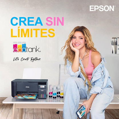 Epson Impresora multifunción EcoTank ET - 2862 A4 con depósito de Tinta, conexión Wi - Fi y hasta 3 años de Tinta incluida – Material de oficina para oposiciones – Material de estudio – OpoMarket